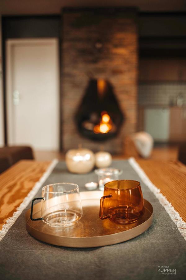 Le Noir Flohay 30 Pers - Malmedy, Vue, Wellness Villa Exteriör bild