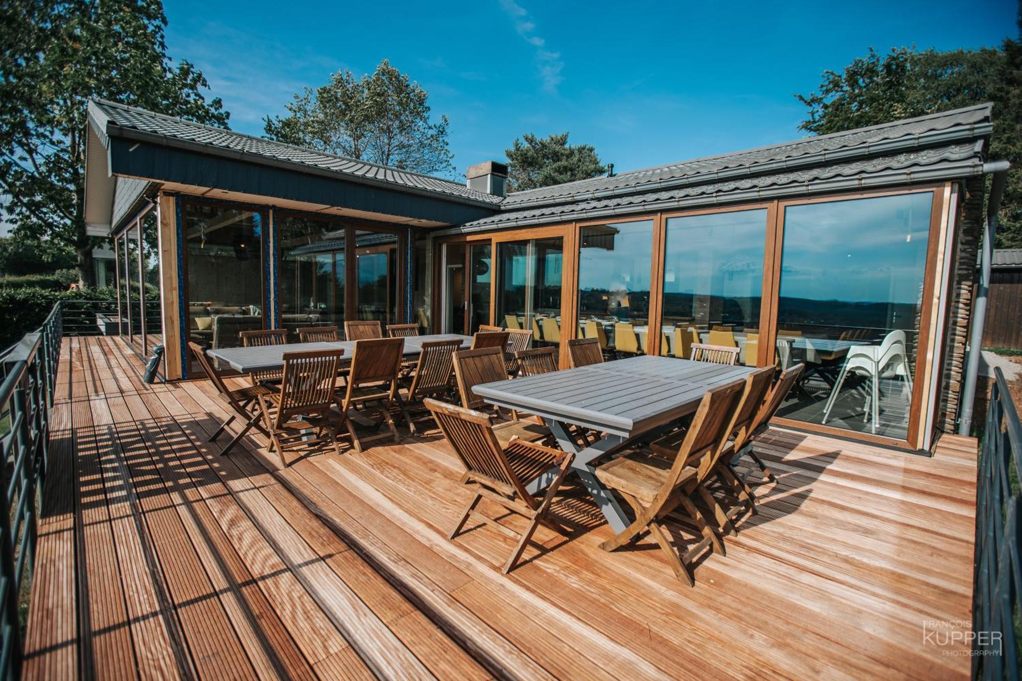 Le Noir Flohay 30 Pers - Malmedy, Vue, Wellness Villa Exteriör bild