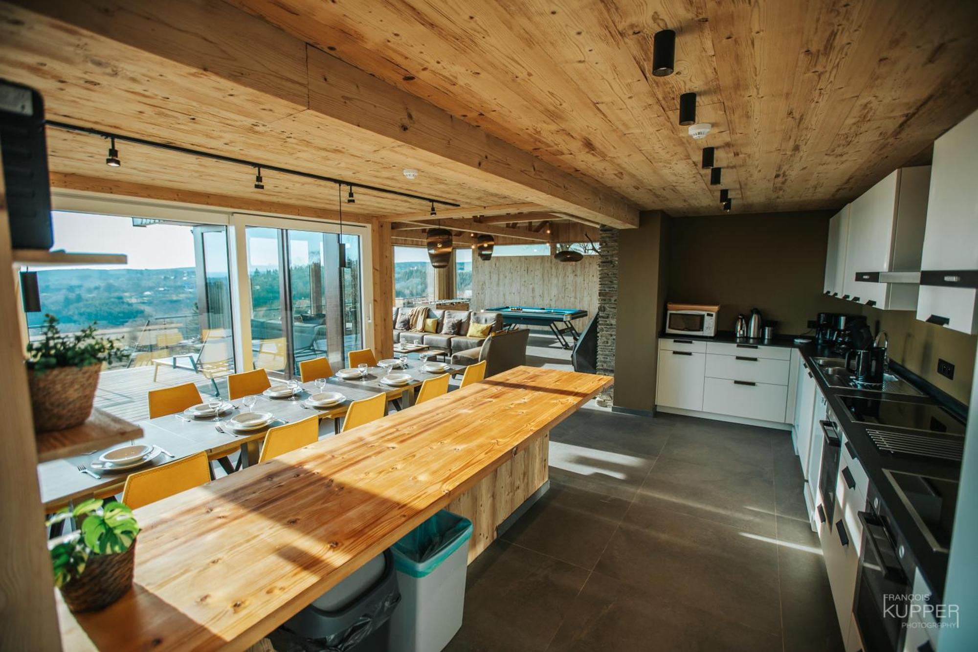 Le Noir Flohay 30 Pers - Malmedy, Vue, Wellness Villa Exteriör bild