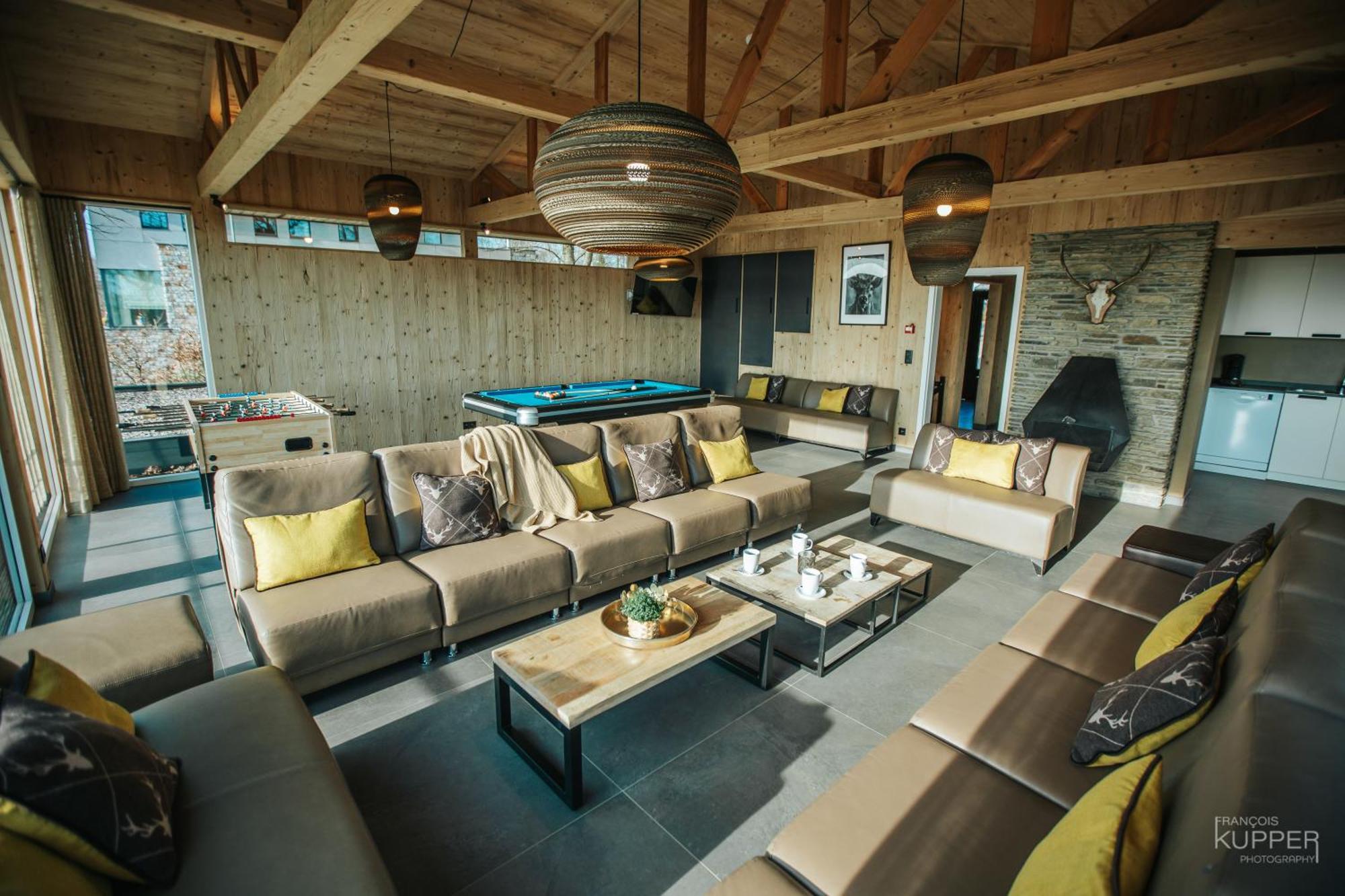 Le Noir Flohay 30 Pers - Malmedy, Vue, Wellness Villa Exteriör bild