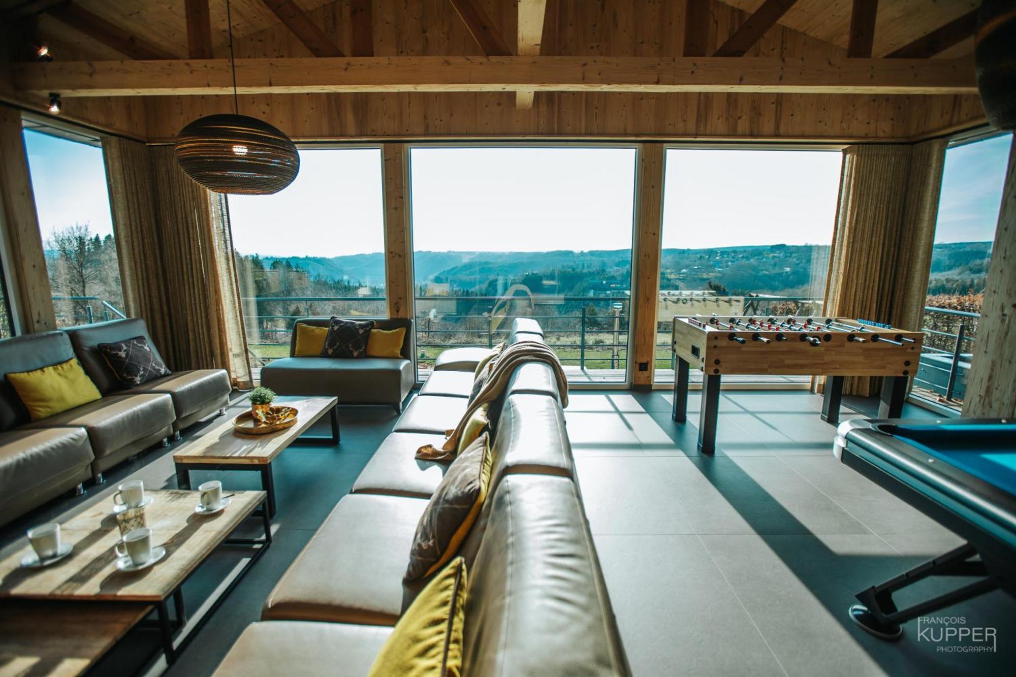 Le Noir Flohay 30 Pers - Malmedy, Vue, Wellness Villa Exteriör bild