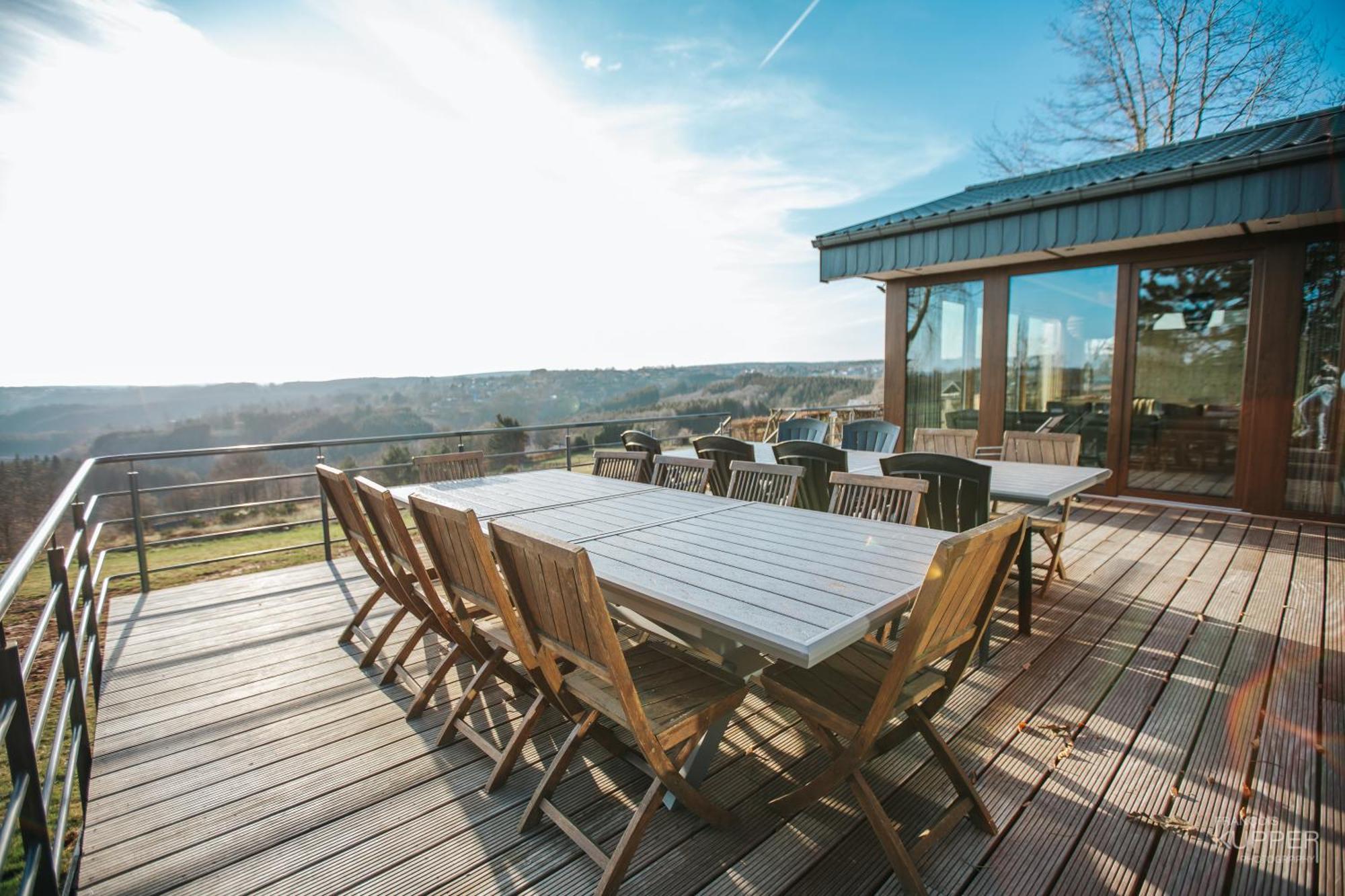 Le Noir Flohay 30 Pers - Malmedy, Vue, Wellness Villa Exteriör bild